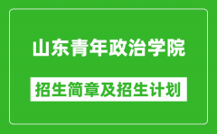 山东青年政治学院2025年招生简章_各省高考招生计划人数一览表