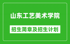 山东工艺美术学院2025年招生简章_各省高考招生计划人数一览表