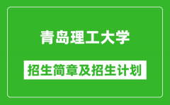 青岛理工大学2025年招生简章_各省高考招生计划人数一览表