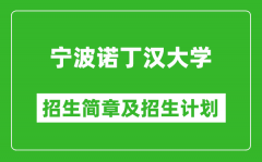 宁波诺丁汉大学2025年招生简章_各省高考招生计划人数一览表